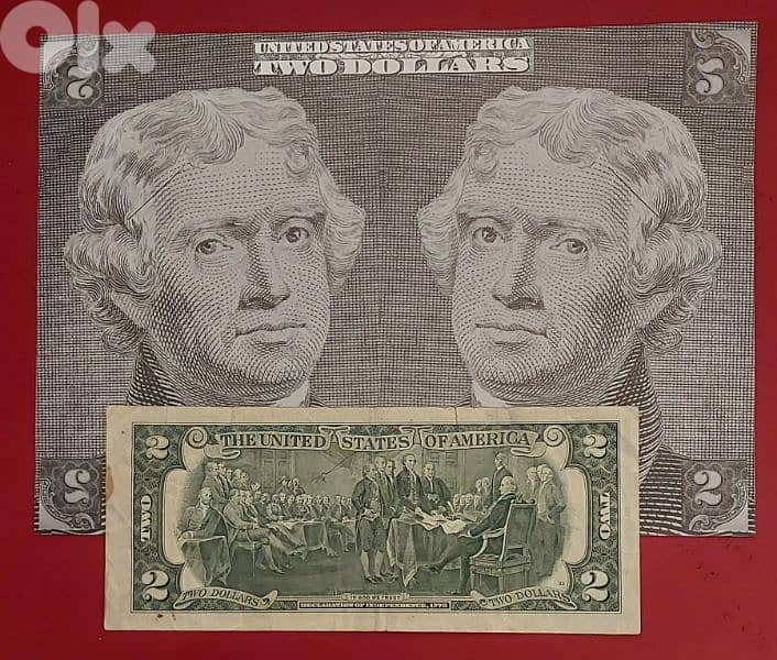 USA $2 Green seal 1976-A S/N A-04401857-A 1