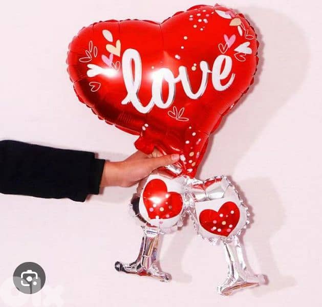 valentine's balloons and decoration 11