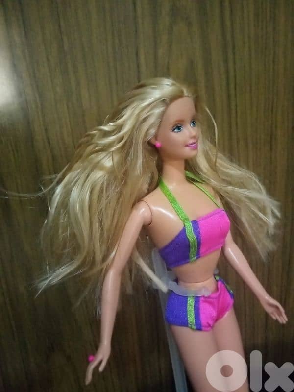 SIT IN STYLE Barbie Mattel 1999 as new doll in swimwear+shoes=35$ 3