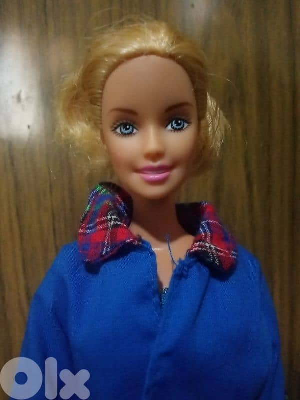 Barbie unknown Mattel vintage as new doll bend legs in outfit+shoes=28 1