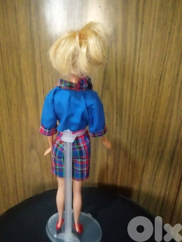 Barbie unknown Mattel vintage as new doll bend legs in outfit+shoes=28 2