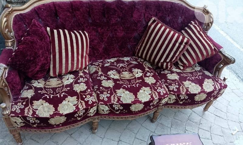 صالون ٧قطع وطقم رخام 1