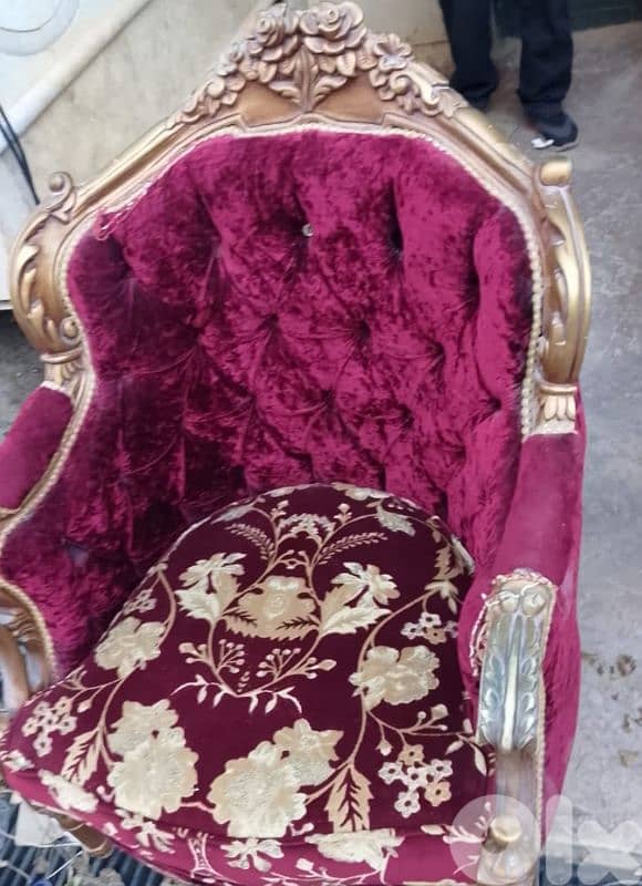 صالون ٧قطع وطقم رخام 2