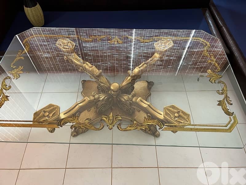 l-shape sofa WITH CUSHIONS and coffee table 5