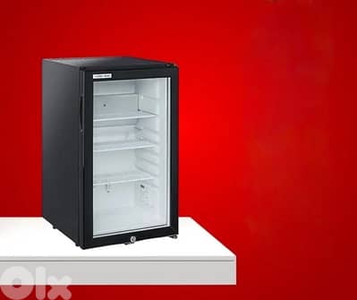 5 Cubic Feet Glass Door Minibar/Refrigerator with led light and lock