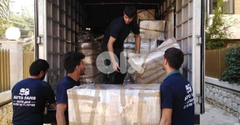شركة نقل اثاث فك تركيب توضيب تخزين شحن تأجير رافعات 1