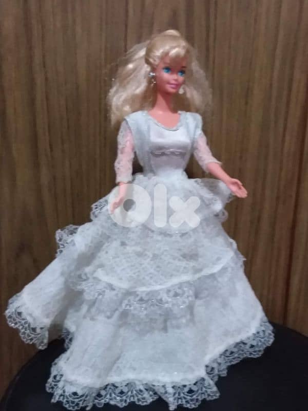 ANGEL PRINCESS Barbie Mattel96 RARE great doll similar dress+earrings 1