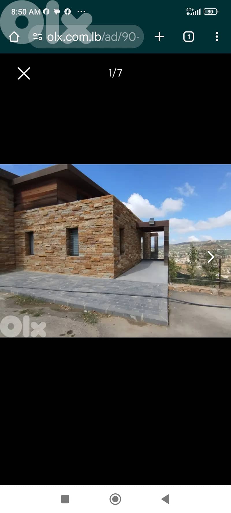 90 m Chalet + Open View+terrace in Baatouta Faqra Red Rock 7