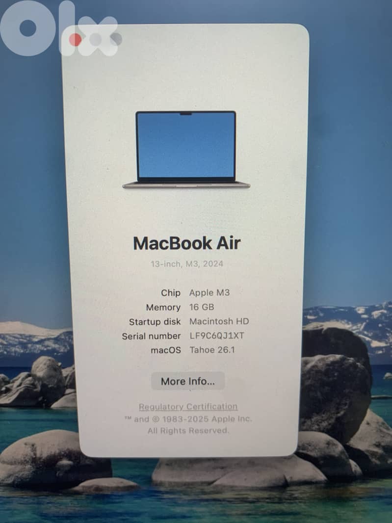 Macbook Air M3 2024 1