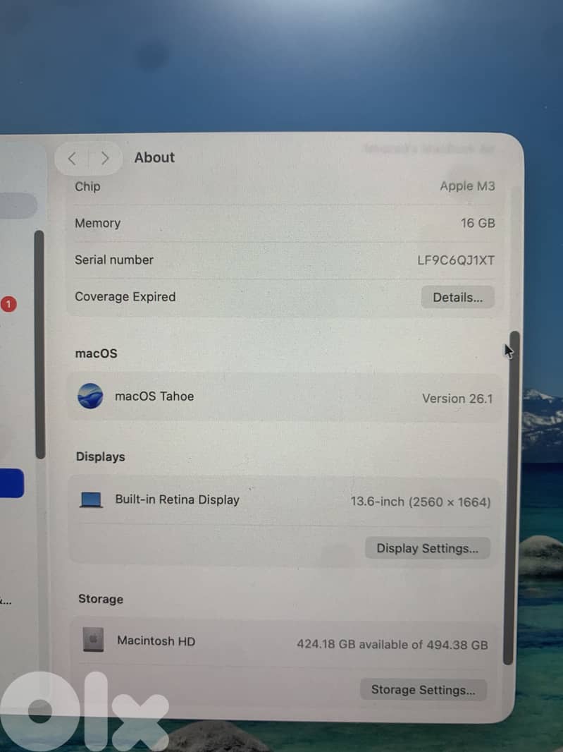 Macbook Air M3 2024 2