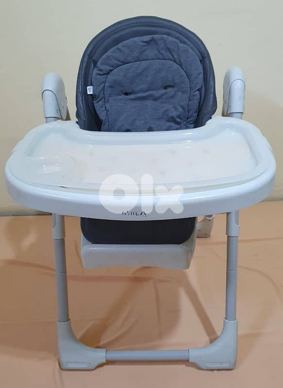 Baby high chair brand Miila Spain used vry good condition like new 45$ 3