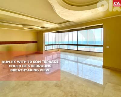 Duplex, terrace, sea view,Tabarja - Kfaryassine/كفرياسين  REF#CA129902