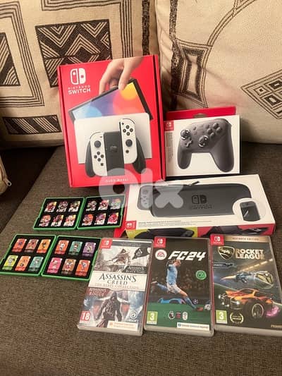 switch oled open box bundle