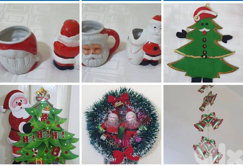 شجرة  الميلاد  مع علبه و زينة وكل أغراض ميلاد (بداعي السفر) بيروت 13