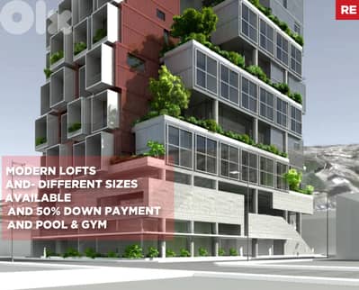 brand new 125 sqm loft for sale in Achrafieh ! REF#RE131073 !
