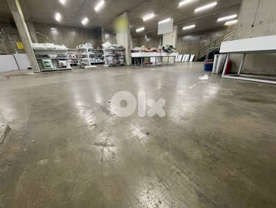 SPACIOUS WAREHOUSE FOR RENT IN MANSOURIEH PRIME 500Sq, (MANR-294)