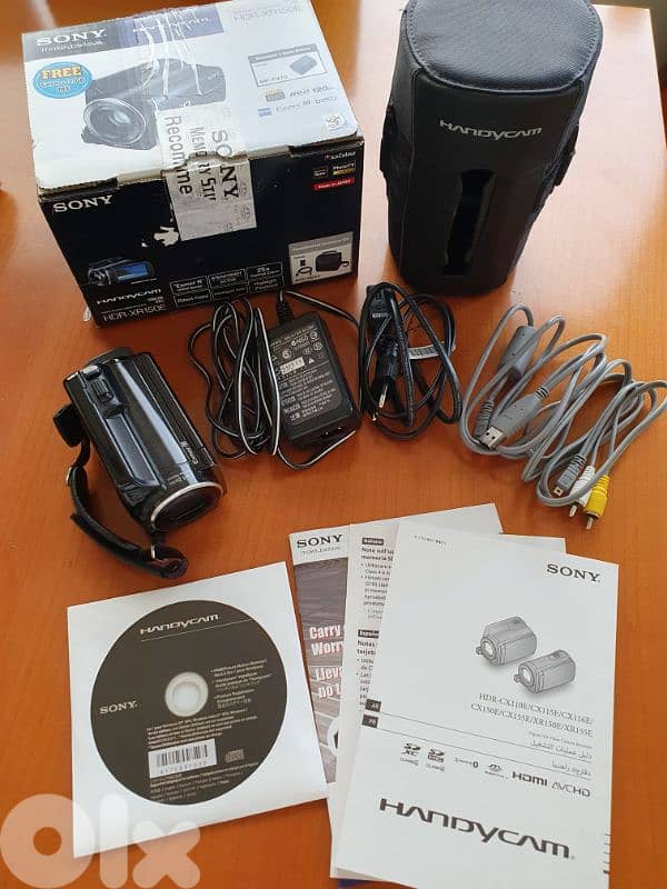 Sony Digital Handycam HDR-XR150 Made In Japan In Excellent Condition 5