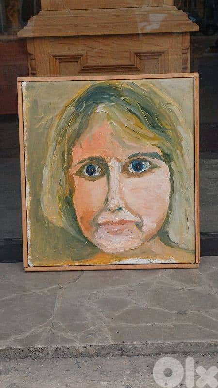 لوحة رسم زيتي اوروبية 1