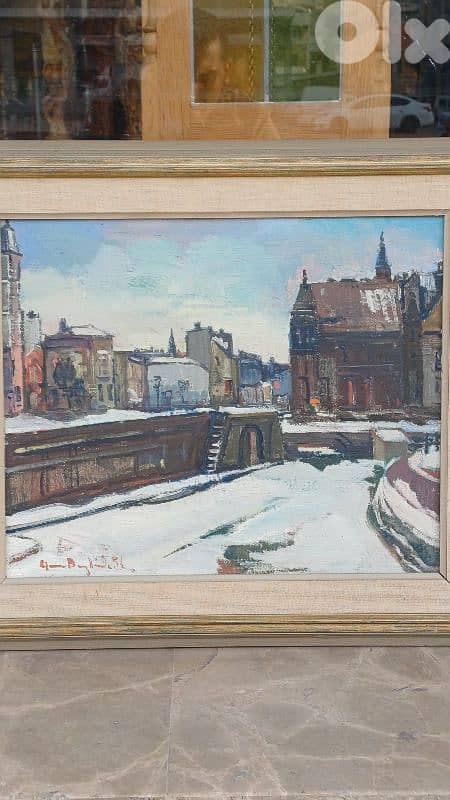 لوحة رسم زيتي اوروبية 3