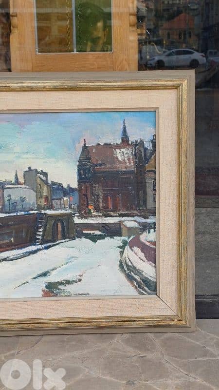 لوحة رسم زيتي اوروبية 4