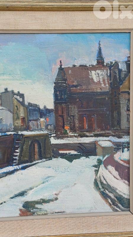 لوحة رسم زيتي اوروبية 5