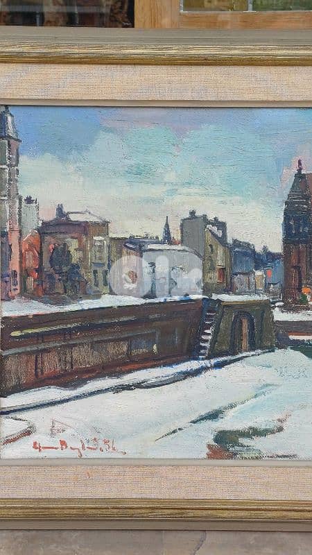 لوحة رسم زيتي اوروبية 7