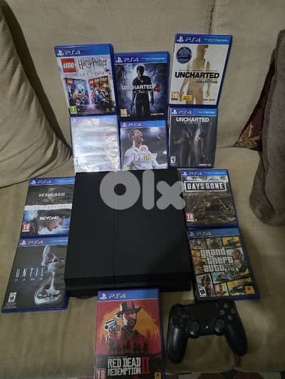 PS4 with games