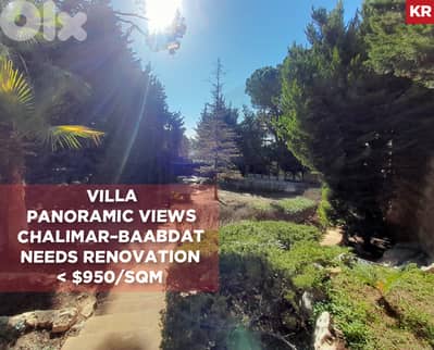 Prime Location Villa with Mountain View, Chalimar,Baabdat REF#KR131079