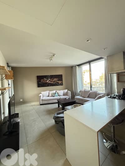 Furnished Sunny one bedroom apartment for rent in Achrafieh.