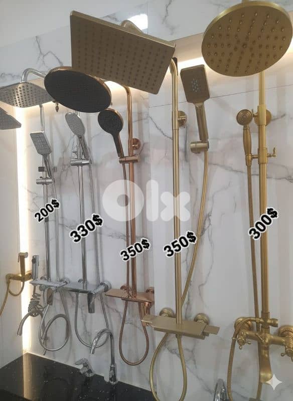 shower system،rain showers,bardosh. دوش كامل 16