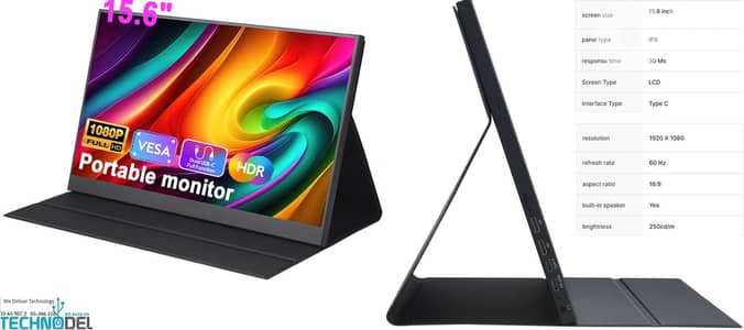 15.6" Full hd Portable Monitor