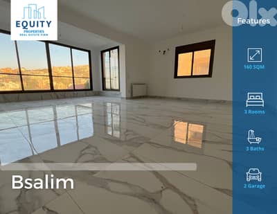 160 SQM Apartment For Sale In Bsalim شقة للبيع #RH1550