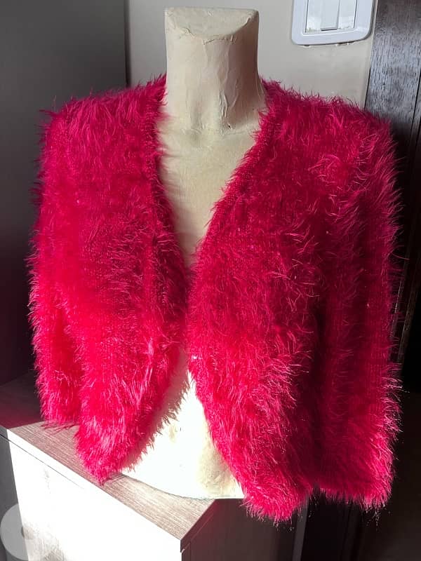 Soft fuzzy NEW cardigan -stock clearance 4