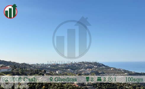 Apartment for Sale in Ghedras with Open Mountain View !!