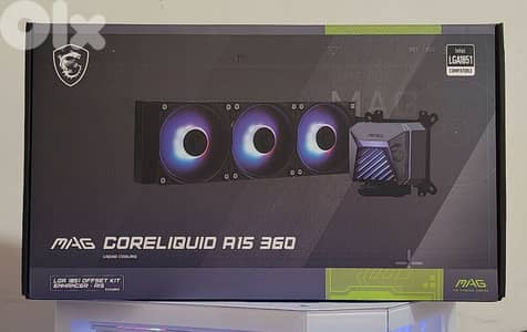 New liquide cooler Msi mag coreliquid A15 360