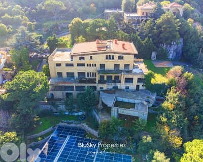 Villa with Land For SALE In Beit Meri فيلا للبيع #GS
