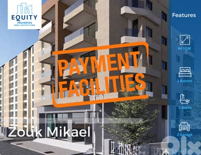 94 SQM Apartment For Sale In Zouk Mikael شقة للبيع #RK1826