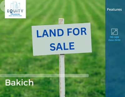 785 SQM Land For Sale In Bakich أرض للبيع #CK19174