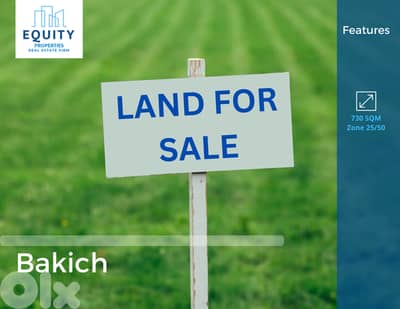 730 SQM Land For Sale In Bakich أرض للبيع #CK20174