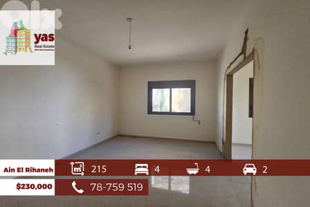 Ain El Rihaneh 215m2 | Mountain View | Classy Area | TO