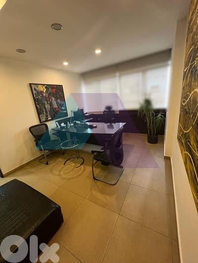 Renovated-Furnished 90m2 office 4rent in Badaro -مكتب للإيجار في بدارو