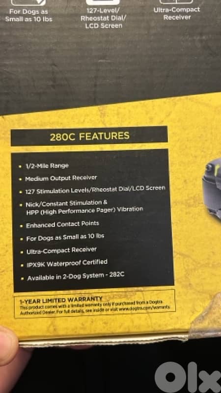 dogtra original training collar طوق تدريب للكلاب 1