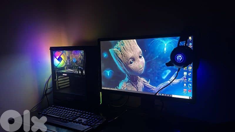 pc gaming with tabel 1