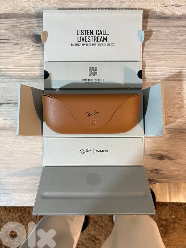 Meta Ray-Ban Smart Glasses Wayfarer (Gen 1) – Like New, AI Active 4