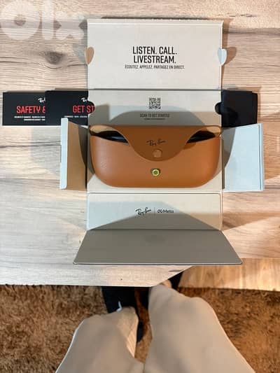 Meta Ray-Ban Smart Glasses Wayfarer (Gen 1) – Like New, AI Active