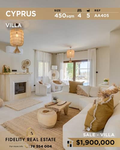 Villa for sale in Cyprus AA405 فيلا  للبيع في قبرص