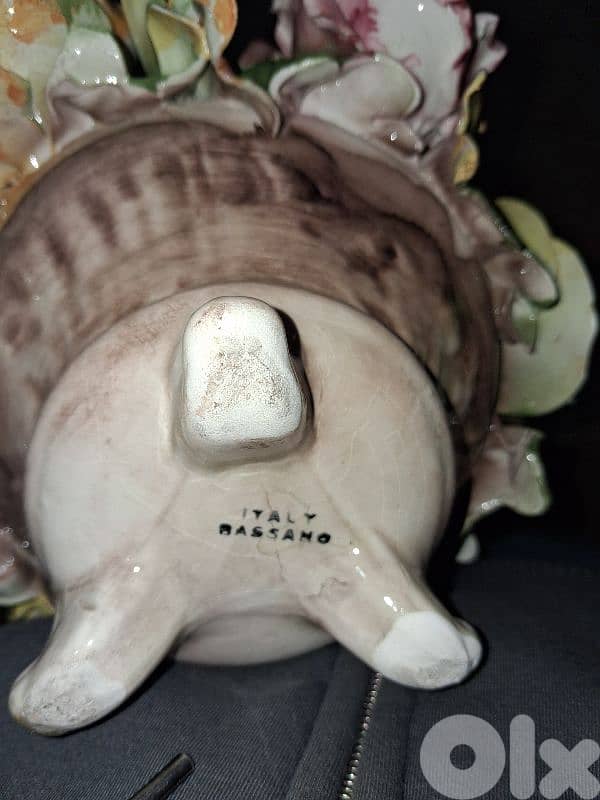 ceramic flower basket 2