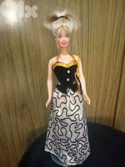 Barbie FASHION FUN Rare Mattel 99 great doll, long skirt+top+shoes+bag