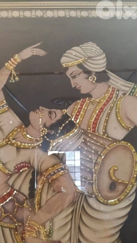 Rare 160-year-old original Indian artwork – below market value. 1