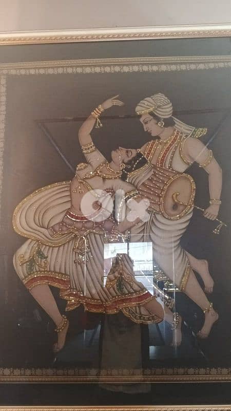 Rare 160-year-old original Indian artwork – below market value. 3